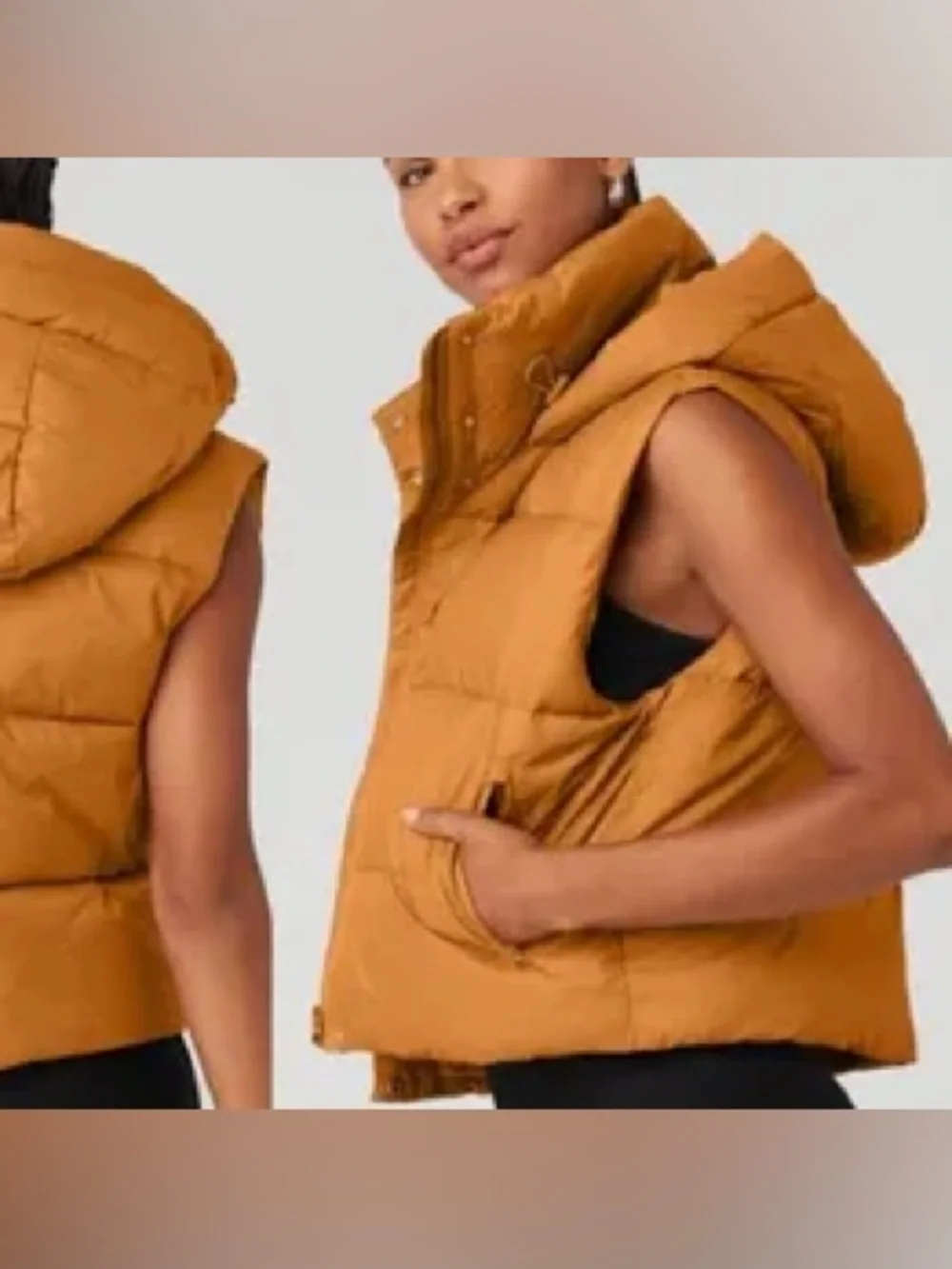 Alo Yoga Jackets & Coats-Yoga Gold Rush Puffer Vest | Size: small